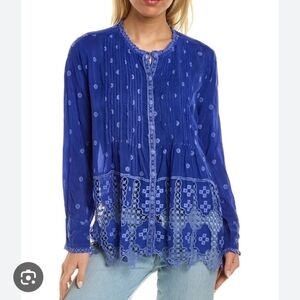 Johnny Was Baez Phaedra Blouse